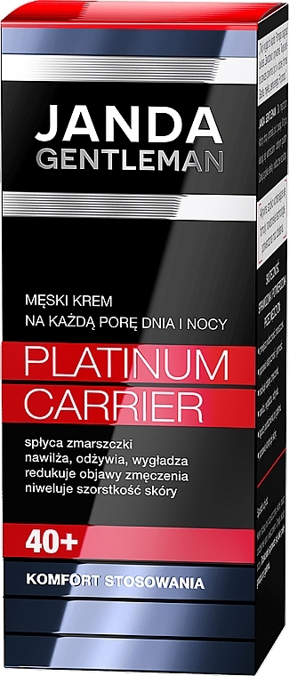 Krem przeciwzmarszczkowy dla mężczyzn 40+ - Janda Gentleman Platinum Carrier  — Zdjęcie N2