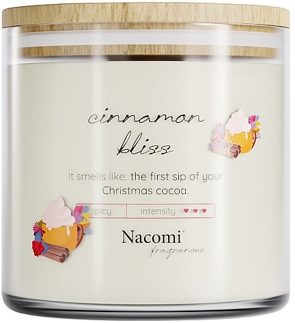 Zapachowa świeca sojowa Cinnamon Bliss - Nacomi Fragrances — Zdjęcie N1