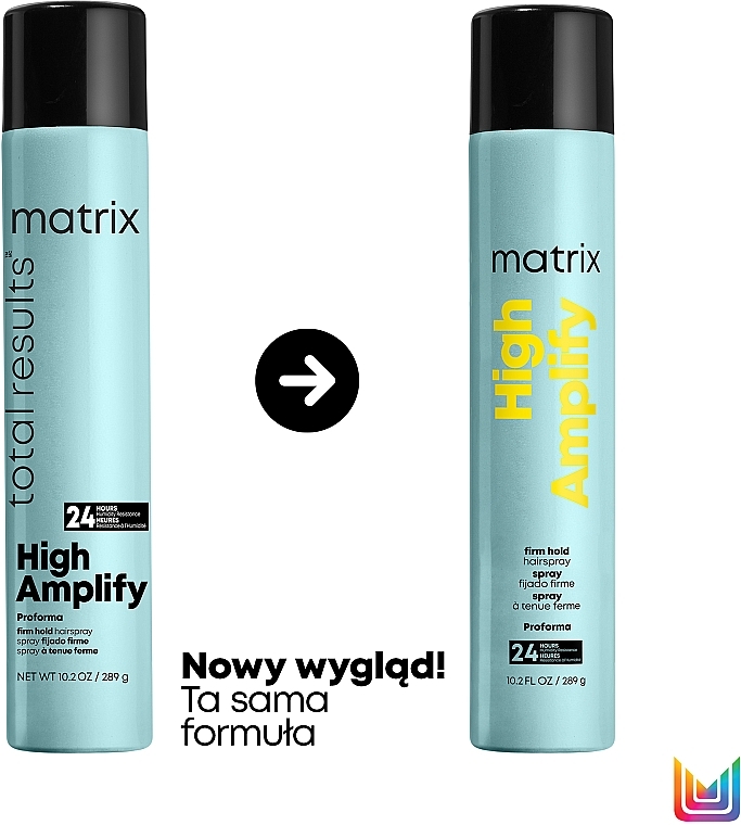 Ekstramocny lakier do włosów - Matrix Total Results High Amplify Proforma Hairspray — Zdjęcie N2