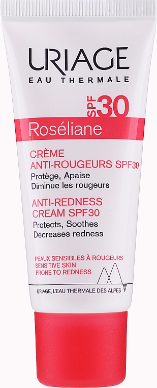 Krem na zaczerwienienia do twarzy SPF 30 - Uriage Roséliane Anti-Redness Cream