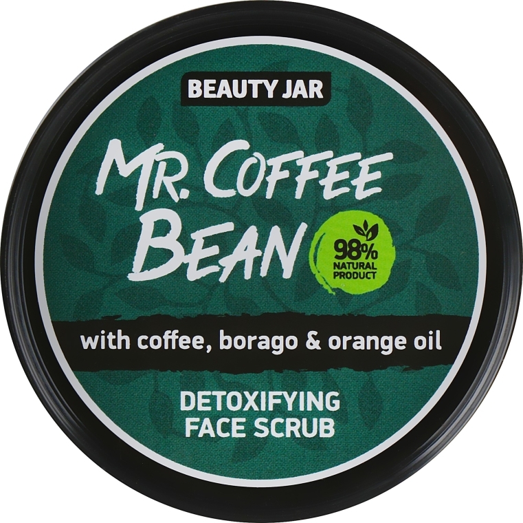 Detoksykujący peeling do twarzy - Beauty Jar Detoxifying Face Scrub Mr. Coffee Bean — Zdjęcie N1