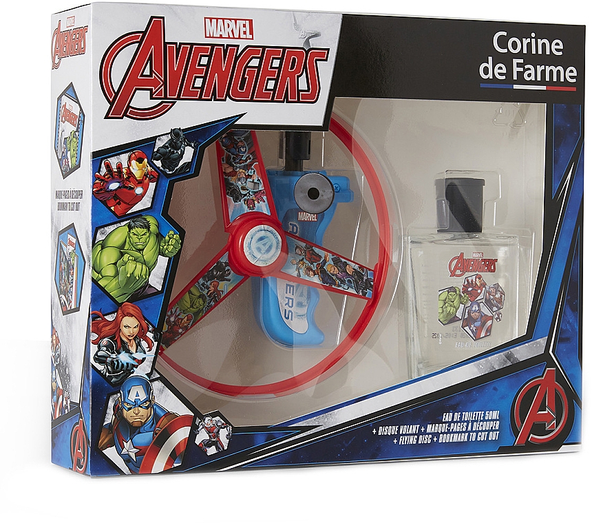 Corine de Farme Avengers - Zestaw (edt 50 ml + toy) — Zdjęcie N1
