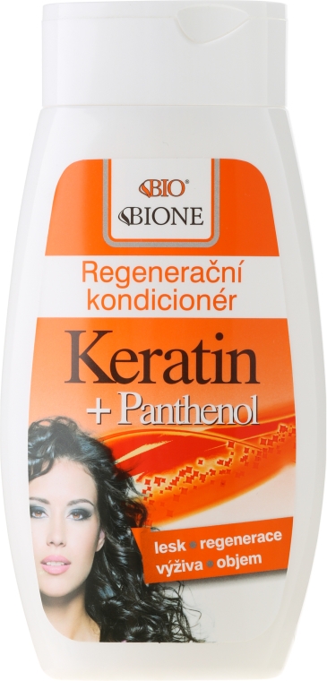Keratynowa odżywka regenerująca do włosów - Bione Cosmetics Keratin + Panthenol Regenerative Conditioner — Zdjęcie N1