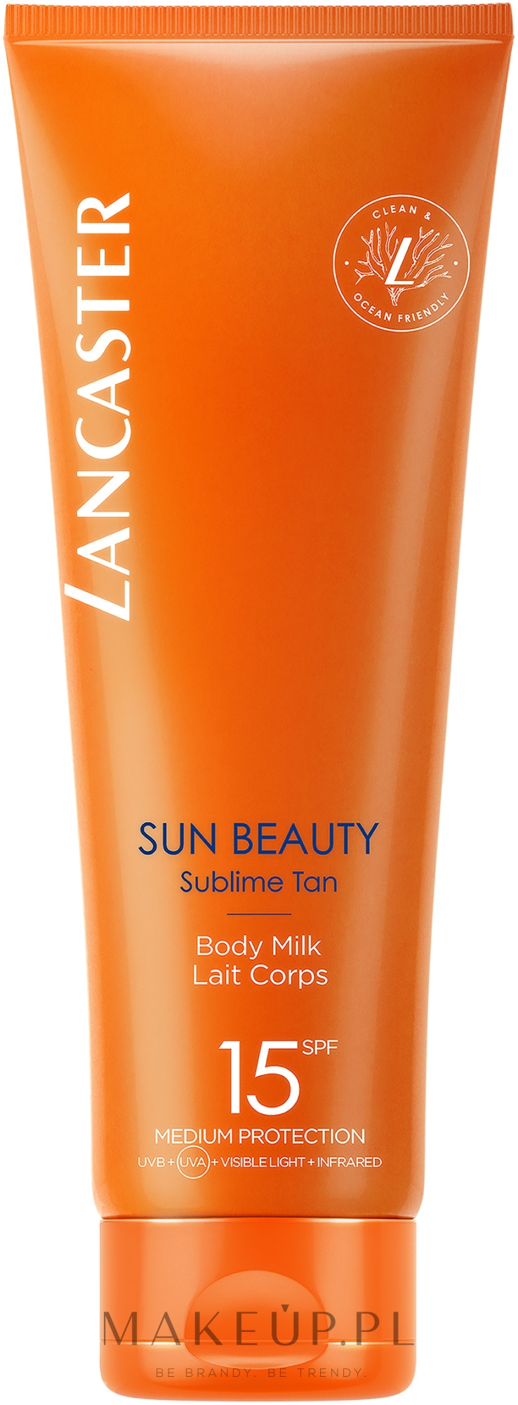 Przeciwsłoneczne mleczko do ciała - Lancaster Sun Beauty Sublime Tan Body Milk SPF15 — Zdjęcie 250 ml
