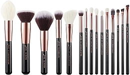 Zestaw pędzli do makijażu, T160, 15 szt. - Jessup Essential Makeup Brush Set — Zdjęcie N1