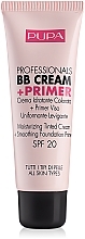Kup PRZECENA! Krem BB i baza pod makijaż do każdego typu cery - Pupa Professionals BB Cream + Primer SPF 20 *