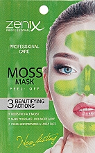 Maska peel-off z ekstraktem z mchu - Zenix Peel Off Mask Moss — Zdjęcie N1