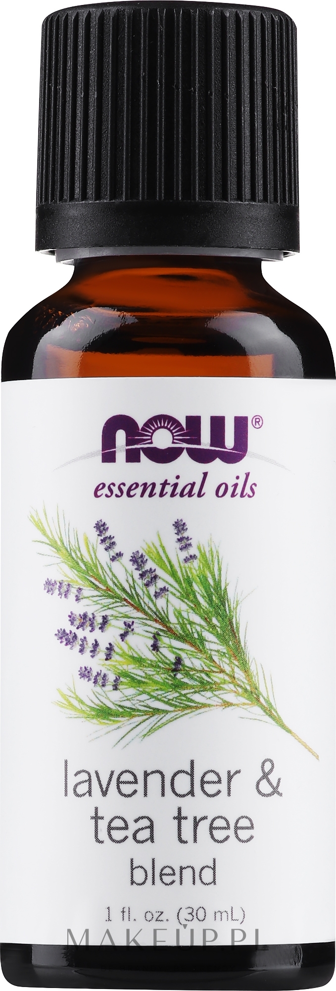 Olejek eteryczny Lawenda i drzewo herbaciane - Now Foods Essential Oils 100% Pure Lavender, Tea Tree — Zdjęcie 30 ml