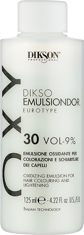 Kremowy utleniacz 9% - Dikson Tec Emulsion Eurotype — Zdjęcie N1