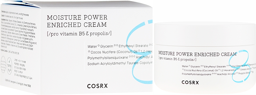 Nawilżający krem do twarzy - Cosrx Hydrium Moisture Power Enriched Cream