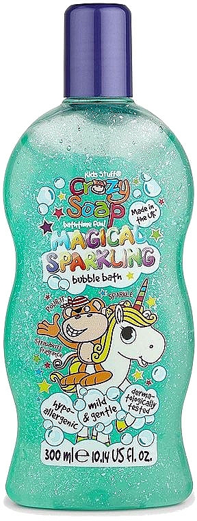 Płyn do kąpieli z brokatem dla dzieci - Kids Stuff Crazy Soap Magical Sparkling Bubble Bath — Zdjęcie N1