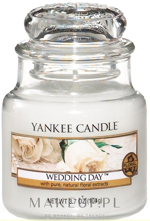 Świeca zapachowa w słoiku - Yankee Candle Wedding Day — Zdjęcie 104 g