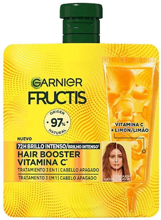 Odżywka do włosów 3w1 z witaminą C - Garnier Fructis Hair Booster Vitamin C Treatment — Zdjęcie N1