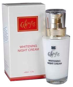 Nocny krem wybielający - Spa Abyss Whitening Night Cream
