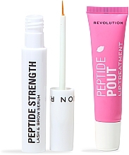 Zestaw - Revolution Skincare Peptide Power Lash And Lip Duo Gift Set (lip/balm/15ml + lash/brow/ser/3ml) — Zdjęcie N2