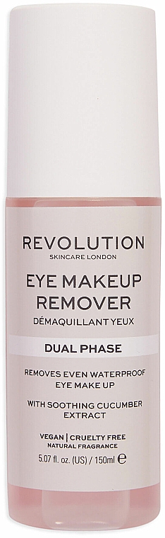 Dwufazowy płyn do demakijażu oczu - Revolution Skincare Dual Phase Eye Makeup Remover — Zdjęcie N1