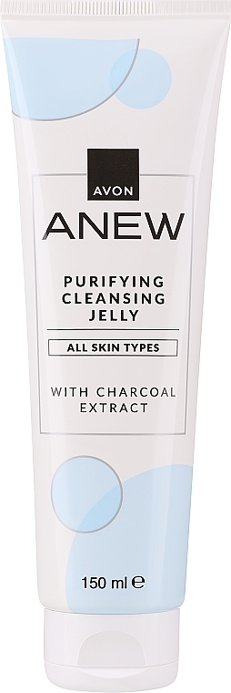 Oczyszczający żel do twarzy z wyciągiem z węgla - Avon Anew Purifying Jelly Cleanser With Charcoal Extract