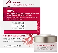 Rewitalizujący krem do twarzy na noc - Annemarie Borlind System Absolute Regenerating Night Cream Limited Design — Zdjęcie N1