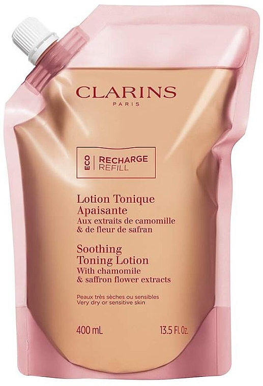 Kojący balsam tonizujący do skóry bardzo suchej i wrażliwej - Clarins Soothing Toning Lotion (doypack) — Zdjęcie N1