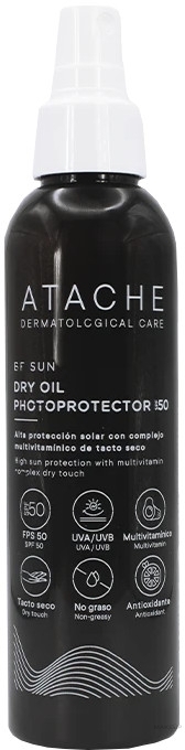 Olejek do ciała z filtrem przeciwsłonecznym - Atache Be Sun Dry Oil Photoprotector Spf 50 — Zdjęcie 150 ml