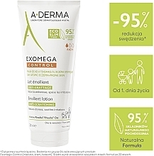 Zmiękczający balsam do ciała - A-Derma Exomega Control Emollient Lotion Anti-Scratching — Zdjęcie N5