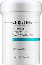Delikatna nawilżająca kuracja lecznicza z witaminą E do skóry normalnej i suchej - Christina Delicate Hydrating Day Treatment — Zdjęcie N1