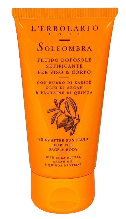 Emulsja po opalaniu do twarzy i ciała - L'Erbolario Silky After-Sun Fluid For The Face And Body  — Zdjęcie N1