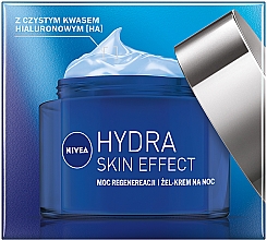 Żel-krem na noc - NIVEA Hydra Skin Effect Power of Regeneration Night Gel-Cream — Zdjęcie N4