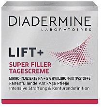 Hialuronowy krem przeciwzmarszczkowy na dzień - Diadermine Lift+ Super Filler Hyaluron Anti-Age Tagescreme — Zdjęcie N1