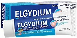 Kup Pasta do zębów dla dzieci o smaku gumy balonowej - Elgydium Toothpaste Gel Junior Decay Protection 7/12 Years Old Bubble Aroma