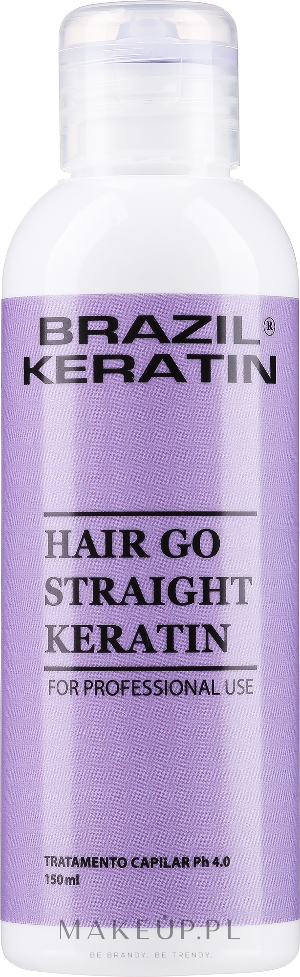 PRZECENA! Profesjonalny keratynowy zabieg do wygładzania włosów - Brazil Keratin Hair Go Straight Coco Chocolate * — Zdjęcie 150 ml
