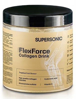 Napój kolagenowy, owoce tropikalne - Supersonic FlexForce Collagen Drink — Zdjęcie N1