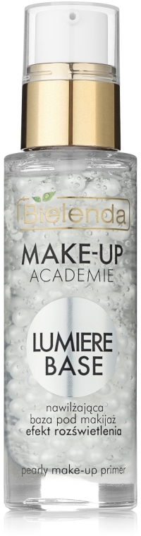 Perłowa baza pod makijaż Efekt rozświetlenia - Bielenda Make-Up Academie Pearl Base