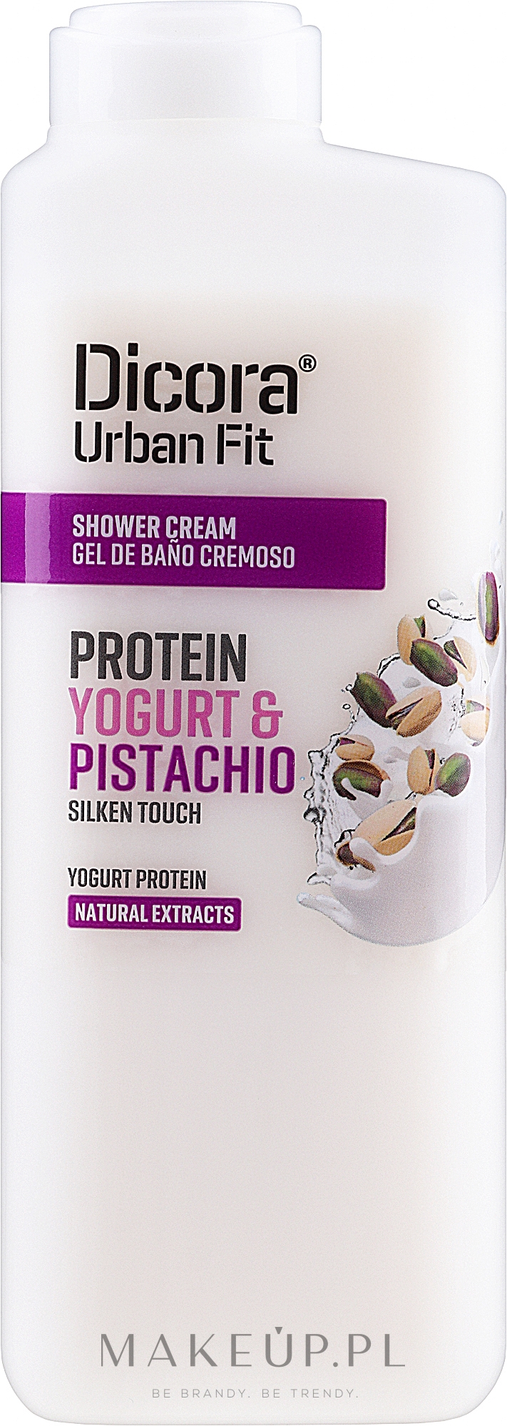 Kremowy żel pod prysznic Proteiny jogurtu i pistacje - Dicora Urban Fit Shower Cream Protein Yogurt & Pistachio — Zdjęcie 400 ml