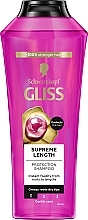 Kup Wzmacniający szampon do włosów długich, skłonnych do zniszczeń i przetłuszczania się u nasady - Gliss Kur Supreme Length Shampoo