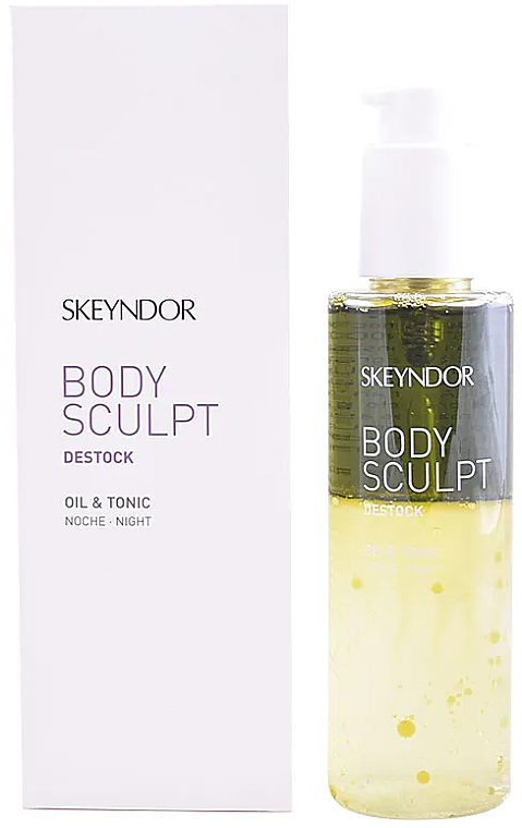 Dwufazowy olejek redukujący do ciała - Skeyndor Body Sculpt Oil & Tonic Night — Zdjęcie N1