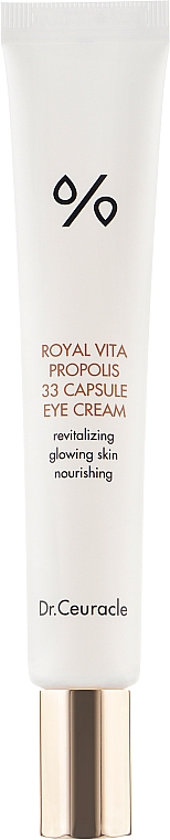 Krem pod oczy z ekstraktem z propolisu i kapsułkami kolagenowymi - Dr.Ceuracle Royal Vita Propolis 33 Capsule Eye Cream