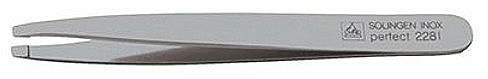 Pęseta z płaskimi krawędziami, 9.5 cm - Erbe Solingen — Zdjęcie N1