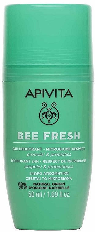 Dezodorant w kulce - Apivita Bee Fresh 24H Deodorant — Zdjęcie N1