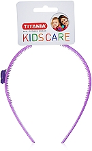 Plastikowa opaska do włosów Motyl - Titania Kids Care — Zdjęcie N1