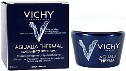 PRZECENA! Nawilżający i regenerujący żel-krem przeciw objawom zmęczenia - Vichy Aqualia Thermal Night SPA * — Zdjęcie N2