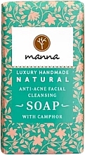 Kup Naturalne mydło kamforowe do twarzy - Manna Anti-Acne Facial Cleansing Soap With Camphor