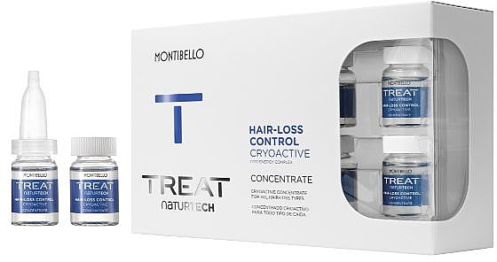 Krioaktywny koncentrat przeciw wypadaniu włosów - Montibello Treat Naturtech Hair-Loss Cryoactive Concentrate — Zdjęcie N1