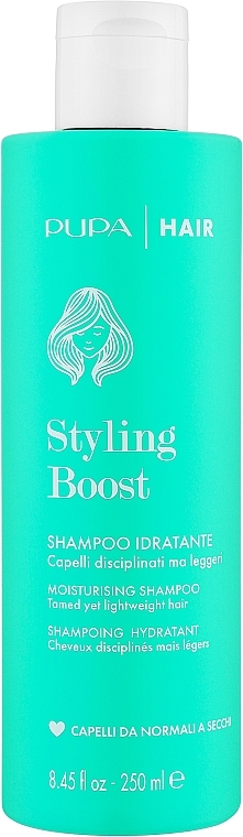 Nawilżający szampon do włosów suchych i normalnych - Pupa Styling Boost Moisturizing Shampoo — Zdjęcie N1