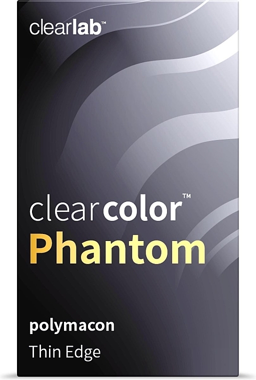 Kolorowe soczewki kontaktowe Black Wolf, 2 sztuki - Clearlab ClearColor Phantom — Zdjęcie N3