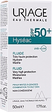 Przeciwsłoneczny fluid do skóry mieszanej i tłustej SPF 50+ - Uriage Hyséac Fluid — Zdjęcie N2