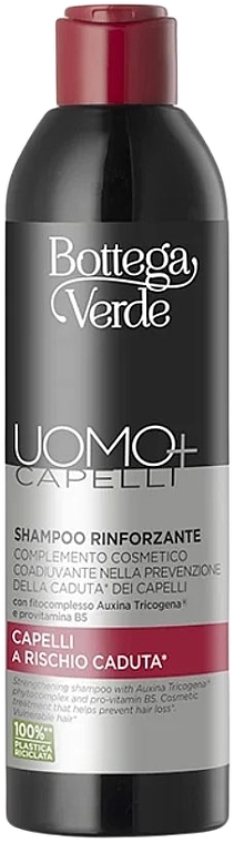 Szampon ujędrniający z fitokompleksem - Bottega Verde Uomo+ Capelli Streghtening Shampoo — Zdjęcie N1