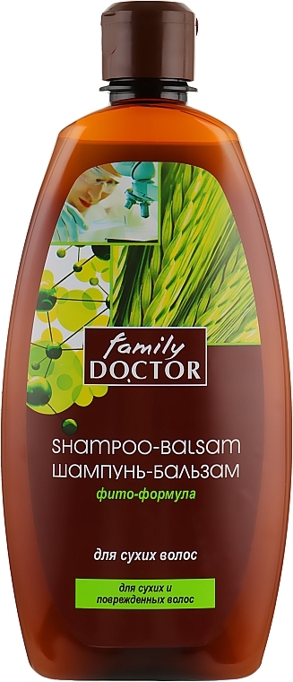 Szampon-balsam „Fitoformuła” do włosów suchych - Family Doctor — Zdjęcie N2