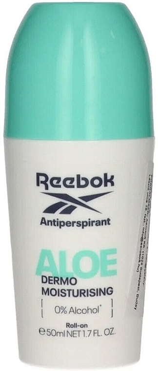 Dezodorant-antyperspirant w kulce Aloes - Reebok Aloe Moisturizing Roll-on Women's Deodorant Antiperspirant — Zdjęcie N1