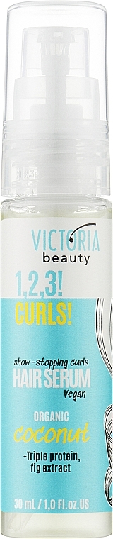 Serum do włosów kręconych - Victoria Beauty 1,2,3! Curls! Hair Serum — Zdjęcie N1